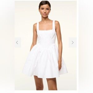 STAUD White Mini Dress